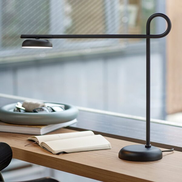 Northern Salto LED lampă de masă cu LED-uri priză UK negru, reglabil, Negru, Camera de zi / sufragerie, Metal, Design