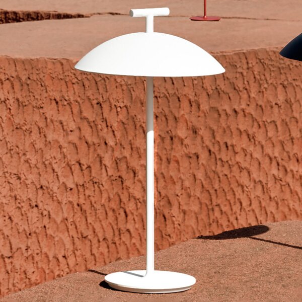 Kartell Mini Geen-A lampă de masă LED mobilă alb, reglabil, Alb, Camera de zi / sufragerie, Metal, Design