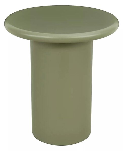 Măsuță cafea TIP, verde olive mat/verde olive, metal/MDF, 45x45x40 cm