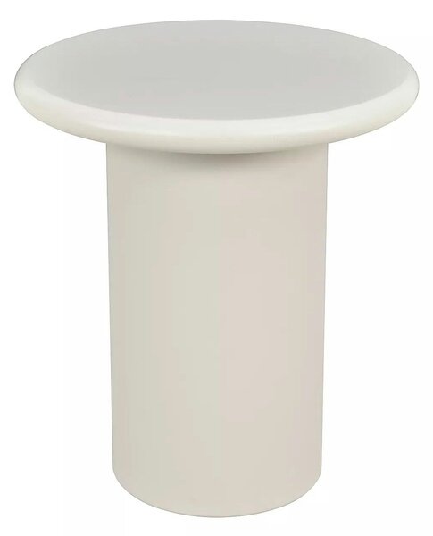Măsuță cafea TIP, bej mat/bej, metal/MDF, 45x45x40 cm