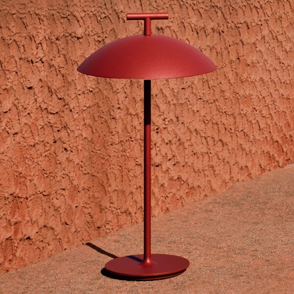 Kartell Mini Geen-A lampă de masă LED mobilă roșu, reglabil, Roșu, Camera de zi / sufragerie, Metal, Design