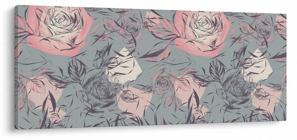 Tablou - Trandafir (120x50 cm)