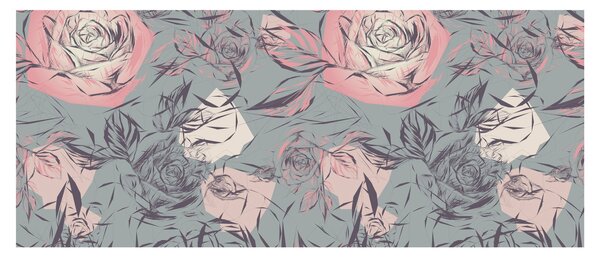 Tablou - Trandafir (120x50 cm)