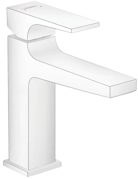 Hansgrohe Metropol baterie lavoar stativ alb 32507700
