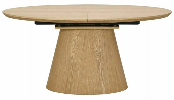 Masă extensibilă MAROCCO, stejar, furnir/MDF, 160–200x100x75 cm