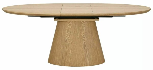 Masă extensibilă MAROCCO, stejar, furnir/MDF, 160–200x100x75 cm