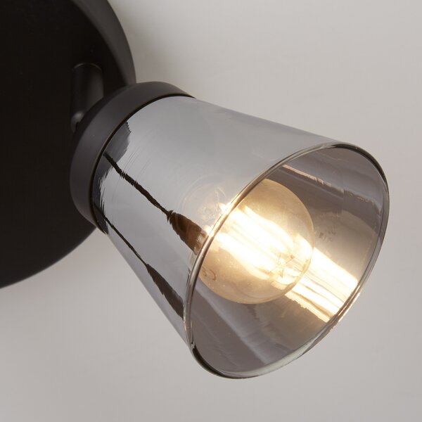 Searchlight Spot tavan Classy 3 becuri, reglabil, Gri, Camera de zi / sufragerie, Metal, Modern