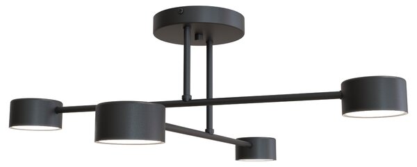 Emibig Halo lampă de tavan 4x10 W negru 1355/4