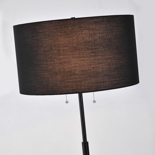 Light Prestige Fogo lampă de podea 2x15 W negru LP03042FBK