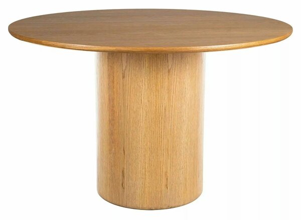 Masă RONDO, stejar, furnir/MDF, Ø120x76 cm