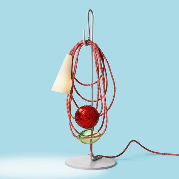 Foscarini Filo LED Table lamp, Emerald King, Multicolor, Camera de zi / sufragerie, Metal, Design