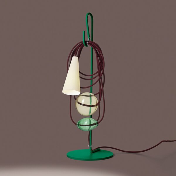 Foscarini Lampă de masă Filo LED, Southern Talisman, Multicolor, Camera de zi / sufragerie, Metal, Design