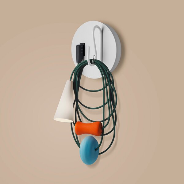 Foscarini Filo LED, Teodora, Multicolor, Camera de zi / sufragerie, Metal, Design