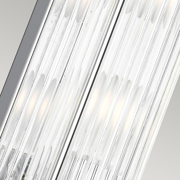 FEISS Aplică perete LED Paulson IP44 1 bec h=73,7cm, Metalic, Camera de zi / sufragerie, Metal
