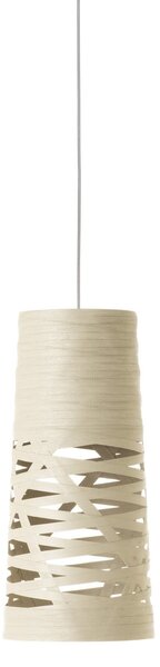 Foscarini Tress mini lampă suspendată, gri, reglabil, Bej, Camera de zi / sufragerie, Design