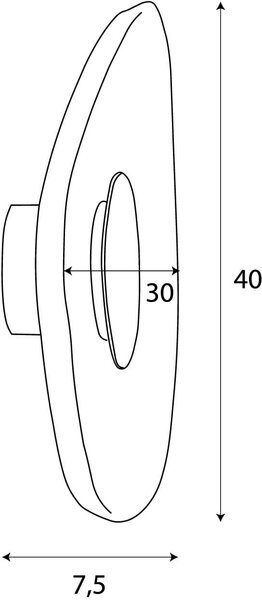 MaxLight Deux lampă de perete 1x5 W negru-gri W0558