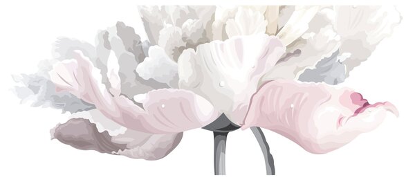 Tablou - Floare de trandafir (120x50 cm)