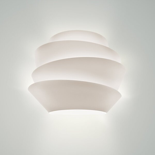 Foscarini Aplică Le Soleil R7s, albă, reglabil, Alb, Camera de zi / sufragerie, Plastic, Design