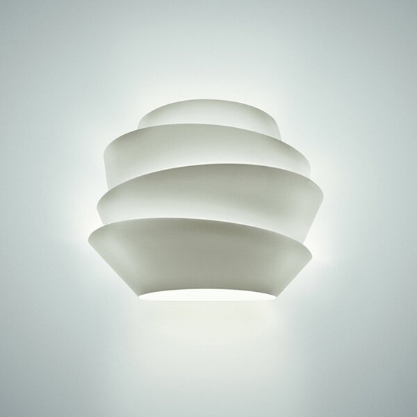Foscarini Aplică Le Soleil R7s, albă, reglabil, Alb, Camera de zi / sufragerie, Plastic, Design