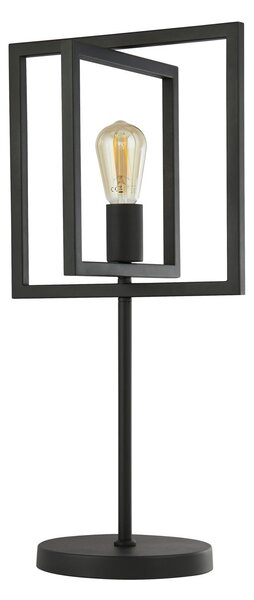 Searchlight Lampă de masă Squares, negru, Negru, Camera de zi / sufragerie, Metal, Modern