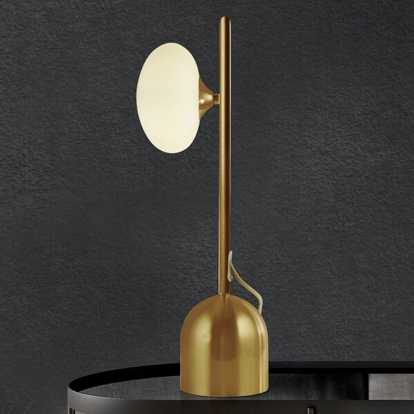 Searchlight Lampă de masă Pebble, alamă, Auriu / Alamă, Camera de zi / sufragerie, Metal, Modern