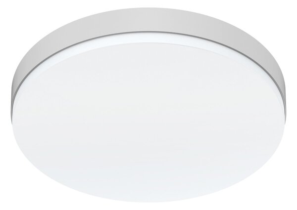 EVN LED deco CCT 10/15/18/25 W Ø 27,5 cm argint, Gri, Camera de zi / sufragerie, Plastic, Modern