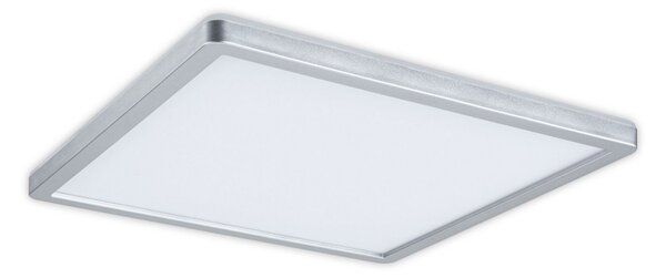 Paulmann Atria Shine panou on/off crom 830 29x29, Metalic, Camera de zi / sufragerie, Plastic, Modern
