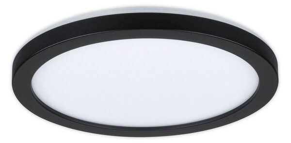 Paulmann Atria Shine Panel on/off negru 840 Ø19cm, Negru, Camera de zi / sufragerie, Plastic, Modern