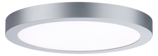 Paulmann Abia panou LED Ø 30 cm 4.000K crom, Gri, Camera de zi / sufragerie, Plastic, Modern