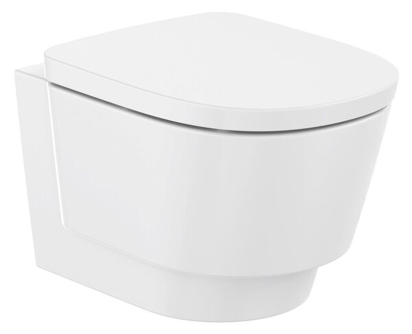 Roca Tura vas wc agăţat fără margine alb lucios A346697000