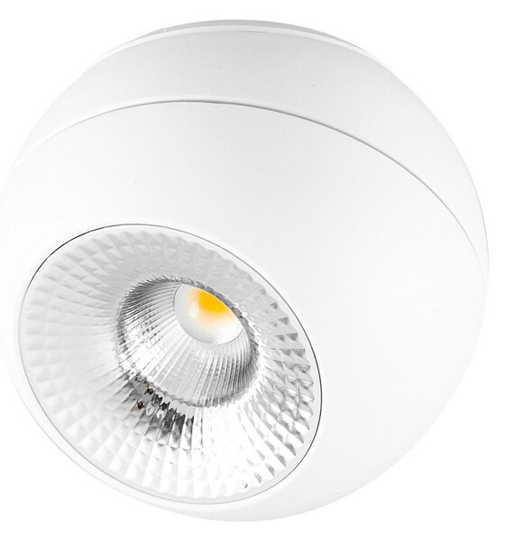 EVN Balota spoturi tavan LED, alb, reglabil, Alb, Camera de zi / sufragerie, Metal, Modern, glob