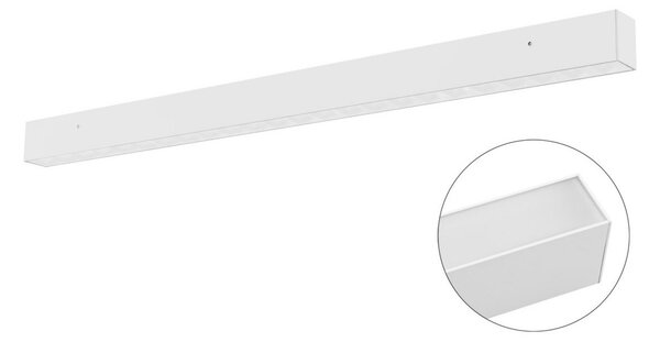 EVN Munus LED plafonieră cu alb 36W, Alb, Camera de zi / sufragerie, Metal, Modern