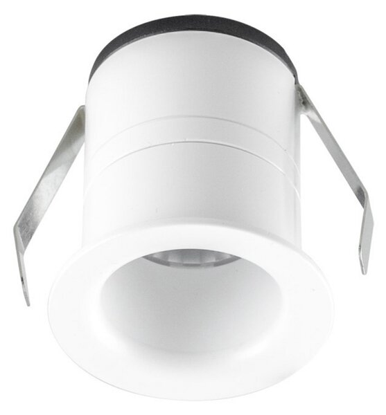 EVN Noblendo LED plafonieră încastrată albă Ø 4,5 cm, reglabil, Alb, Camera de zi / sufragerie, Metal, Modern, Corpuri de iluminat încastrate rotunde