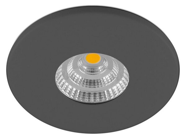 EVN Magneto lampă LED tavan IP44 antracit, reglabil, Negru, Camera de zi / sufragerie, Metal, Modern, Corpuri de iluminat încastrate rotunde
