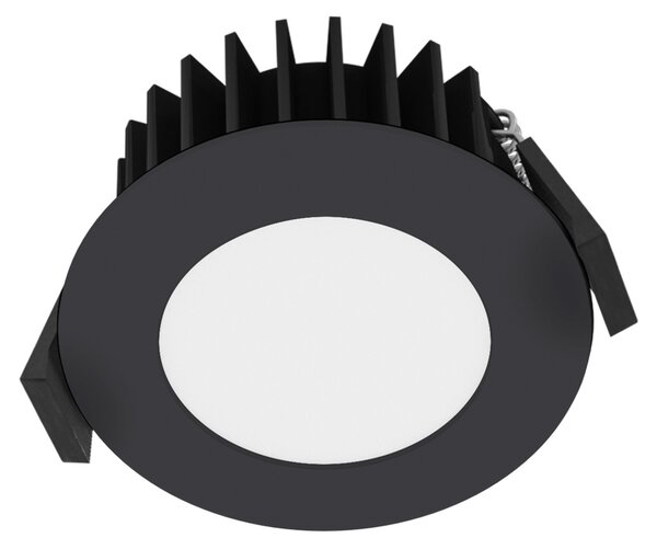 EVN Solido68 LED plafonieră încastrată 7W antracit, reglabil, Negru, Camera de zi / sufragerie, Metal, Corpuri de iluminat încastrate rotunde