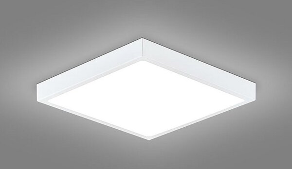 EVN Planus panou LED 19,1x19,1cm 18W 3.000 K, Alb, Studiu / Birou, Metal, Modern