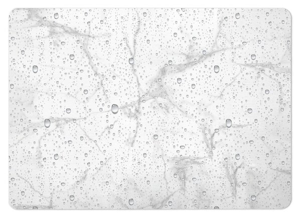 Covoraș de baie alb-gri din diatomit 50x70 cm Aqua – douceur d'intérieur