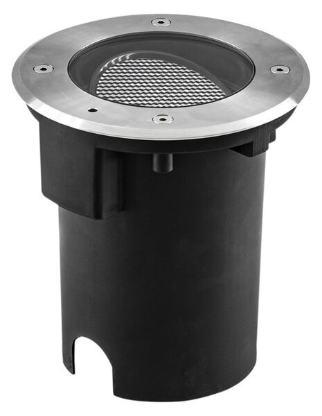 EVN Pentola lampă de încastrat cu protecție antiorbire, Ø 18 cm, Metalic, Metal, Corpuri de iluminat încastrate rotunde