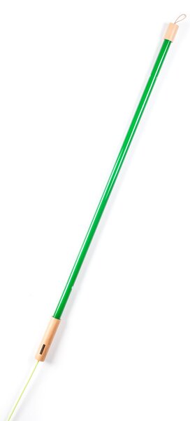 SELETTI LED lumina Linea, verde, detalii din lemn, universal, Verde, Camera de zi / sufragerie, Sticlă, Design
