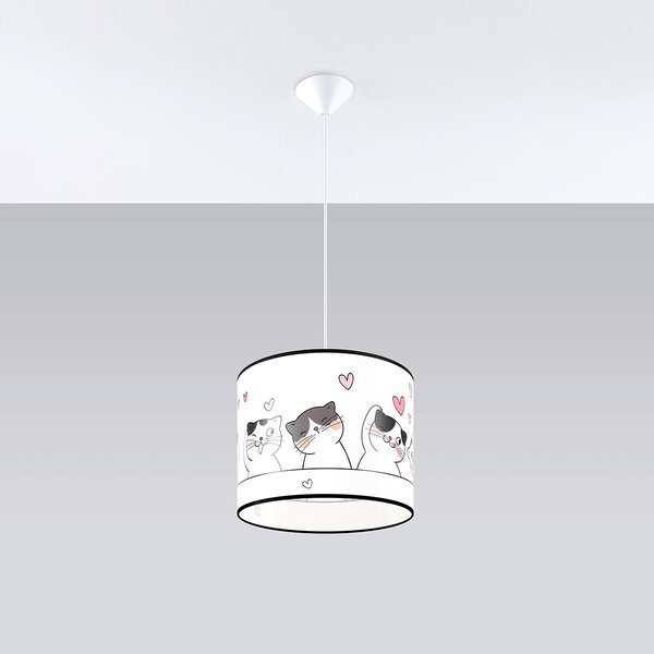 Sollux Lighting Cat lampă suspendată 1x15 W multicolor SL.1419