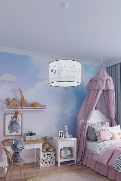 Sollux Lighting Cat lampă suspendată 1x15 W multicolor SL.1419