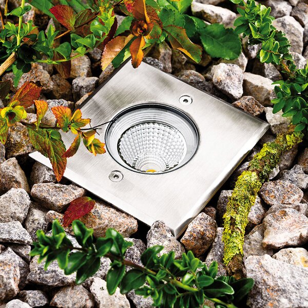 EVN Meerkat LED cu LED-uri, unghiular, 3W, Metalic, Metal, Luminile încastrate unghiulare