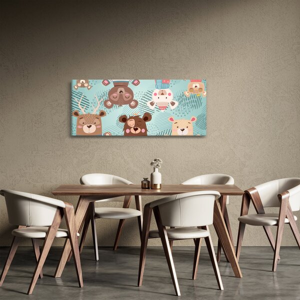 Tablou - Ursuleții veseli (120x50 cm)