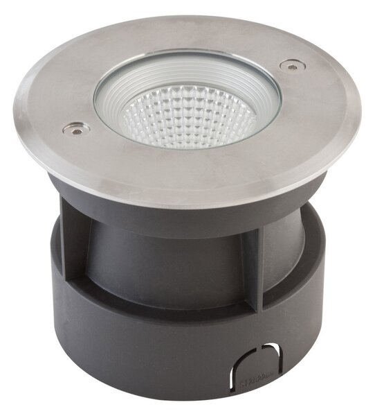 EVN Meerkat, rotund, 60°, oțel inoxidabil, 3W, 3.000K, Metalic, Metal, Modern, Corpuri de iluminat încastrate rotunde