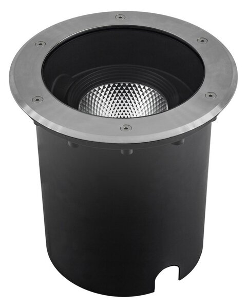 EVN Pentola XL lampă LED încast. în sol, 23° 3000K, Metalic, Metal, Modern, Corpuri de iluminat încastrate rotunde
