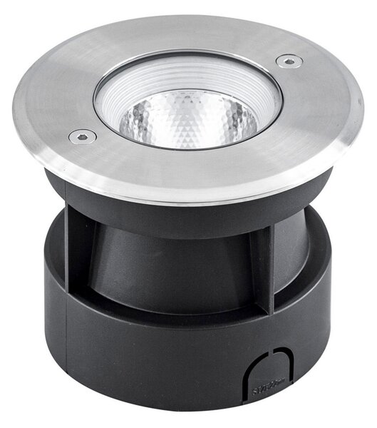 EVN Meerkat LED cu LED-uri, rotund, 10°, pentru încastrat în podea, Metalic, Metal, Modern, Corpuri de iluminat încastrate rotunde