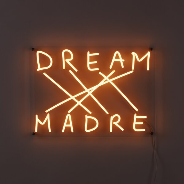 SELETTI Aplică LED decorativă perete Dream-Madre, galben, reglabil, Galben, Camera de zi / sufragerie, Plastic, Design