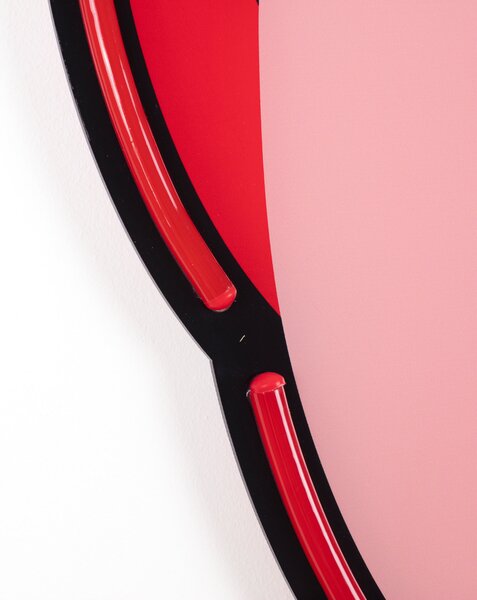 SELETTI Aplică LED decorativă de perete Tongue, 41x58cm, Multicolor, Camera de zi / sufragerie, Plastic, Design