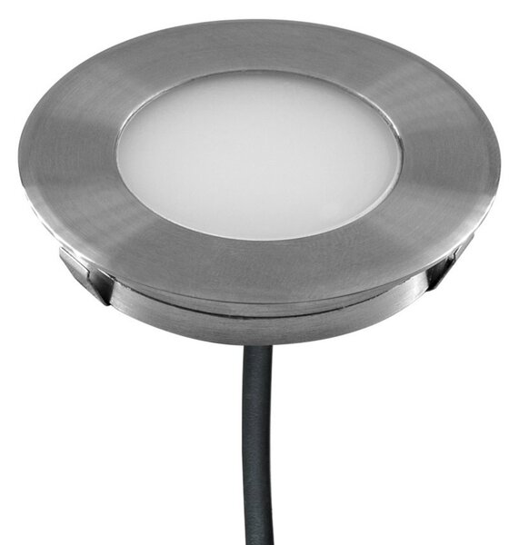 EVN L67101002 Lumină de podea încastrată, Ø 6 cm, 3,000K, Metalic, Metal, Modern, Corpuri de iluminat încastrate rotunde