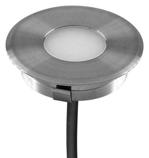 EVN L67100602 Corp de iluminat pentru montare în pardoseală, Ø 4,5 cm, 3.000 K, Metalic, Metal, Modern, Corpuri de iluminat încastrate rotunde